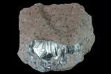 Metallic, Needle-Like Pyrolusite Cystals - Morocco #141008-1